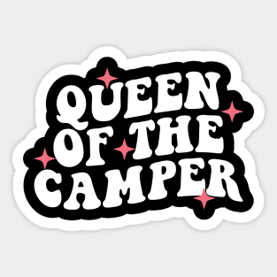 queen of the camper Sticker